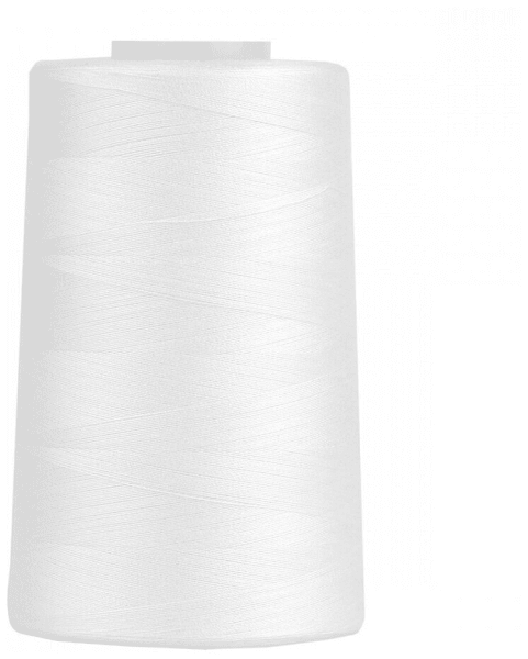 Нитки Sewing Thread 40/2 5000 ярд. цвет - белый 100% п/э в Жердевке